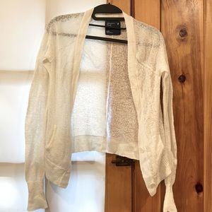 American eagle white cardigan